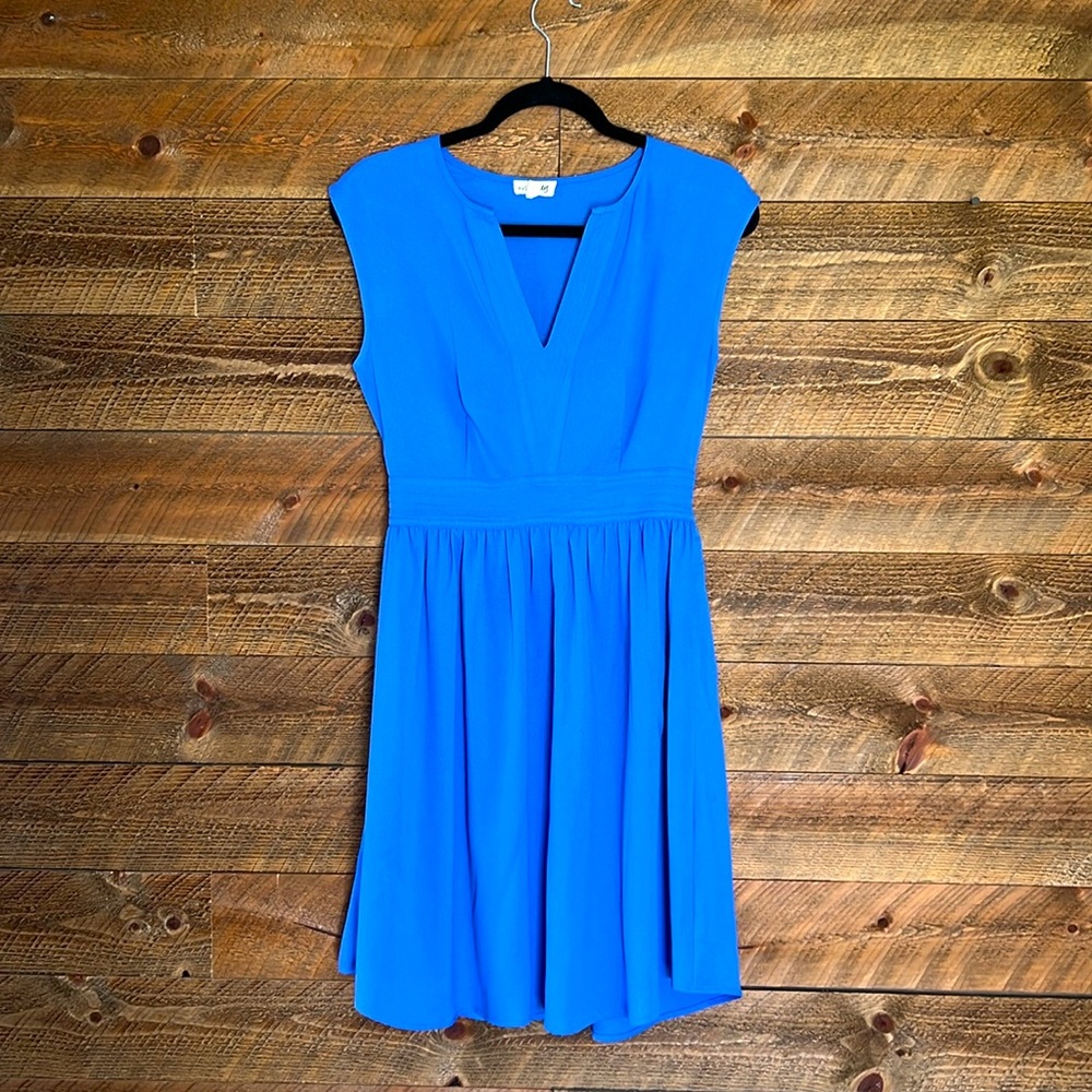 Madison Jules Blue Sleeveless Dress